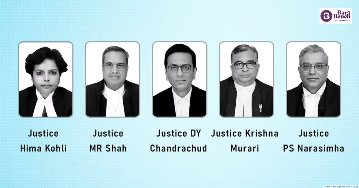 Justice Chandrachud's Constitution bench to go 'green', asks lawyers not to bring papers